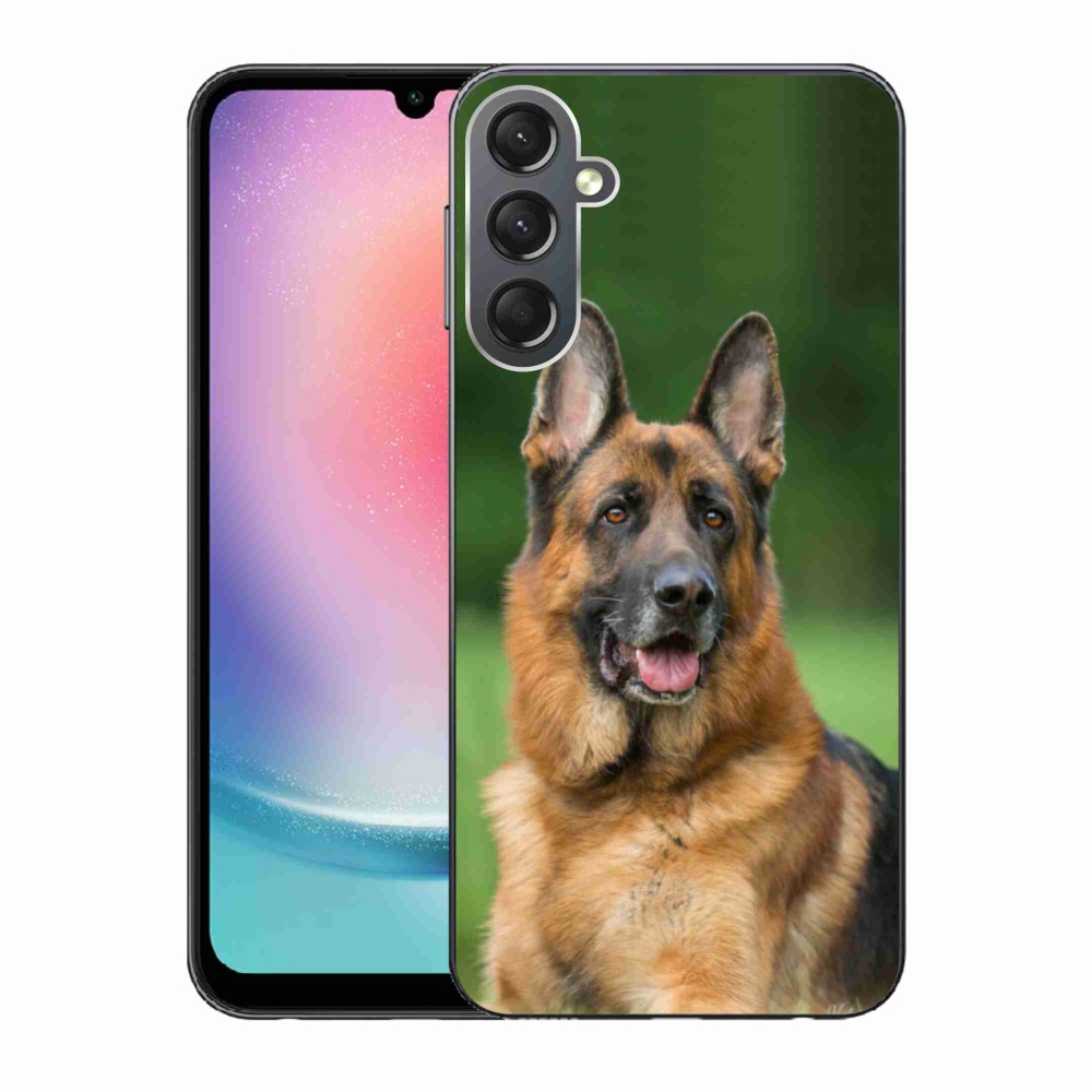 Gél borítás mmCase Samsung Galaxy A24 - Német juhászkutya számára
