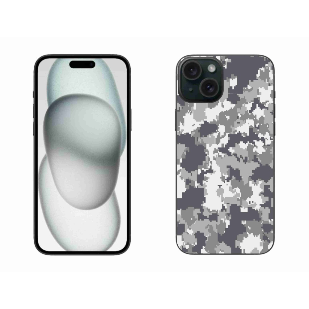 Zselés borítás mmCase iPhone 15 Plus készülékhez - terepszínű minta 2
