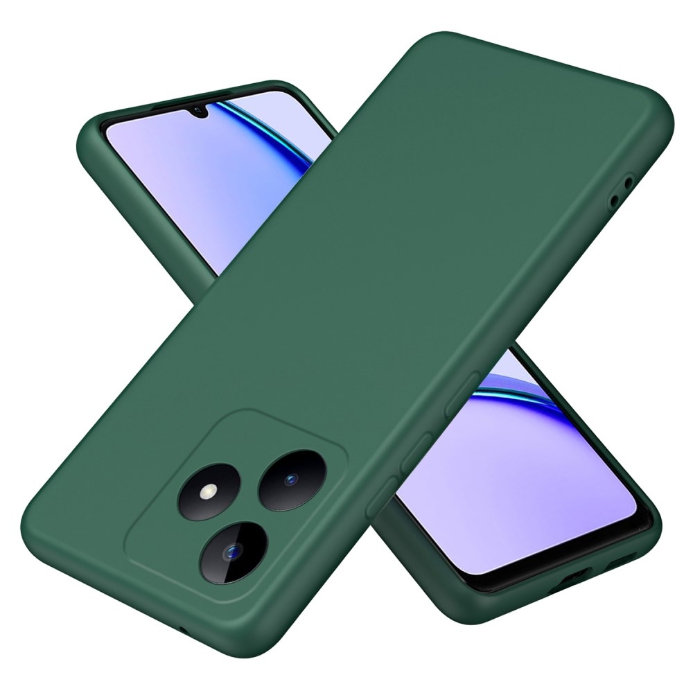 Matt gél mobil tok Realme C51/C53 - zöld