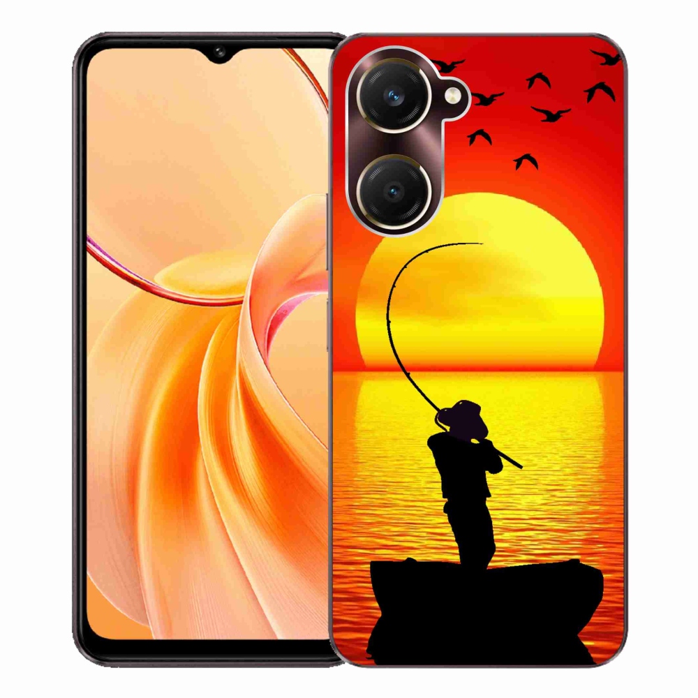 Gél borítás mmCase a Vivo Y28s 5G-hez - horgászás
