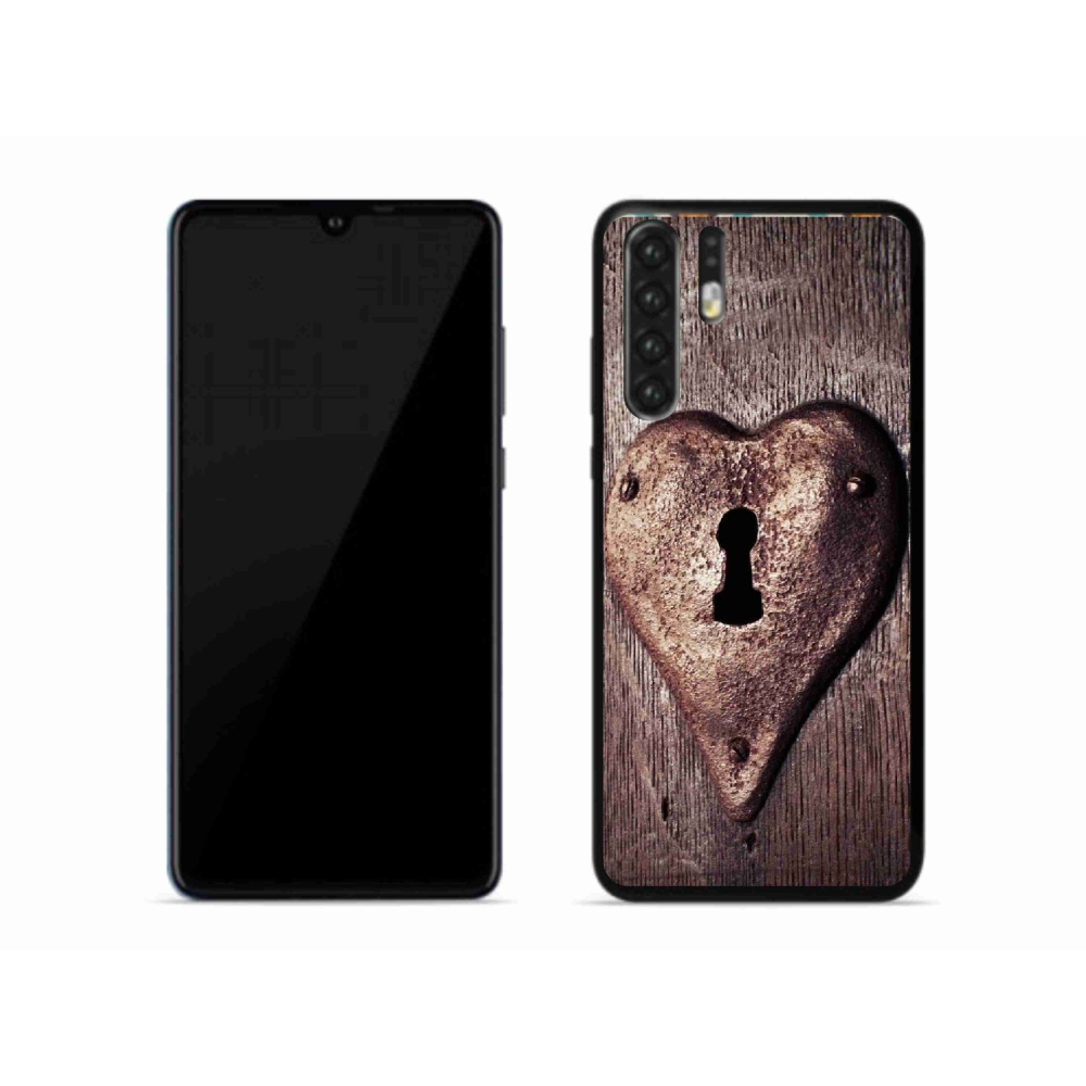 Gél borító mmCase a Huawei P30 Pro készülékhez - szív alakú zár