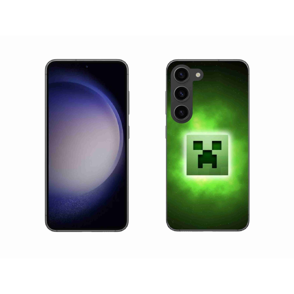 Gél borító mmCase Samsung Galaxy S23 5G - minecraft
