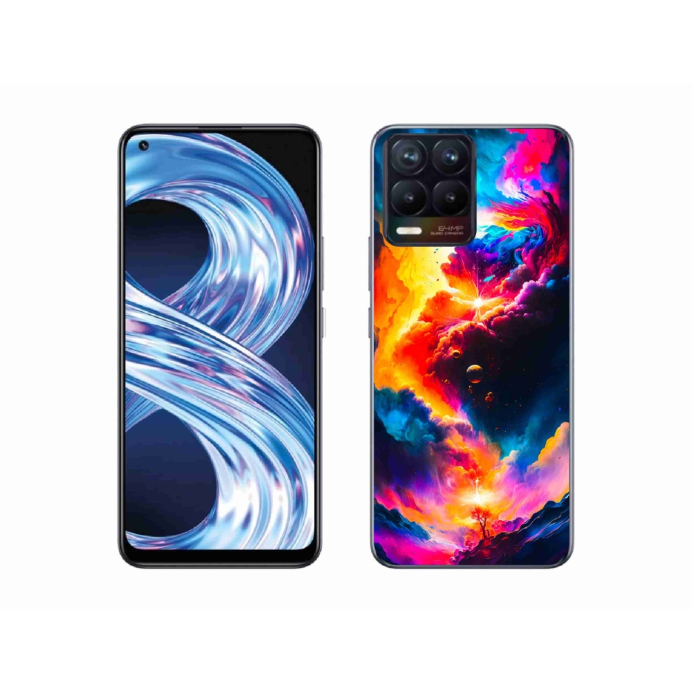 Gél borítás mmCase a Realme 8 Pro számára - absztrakt motívum