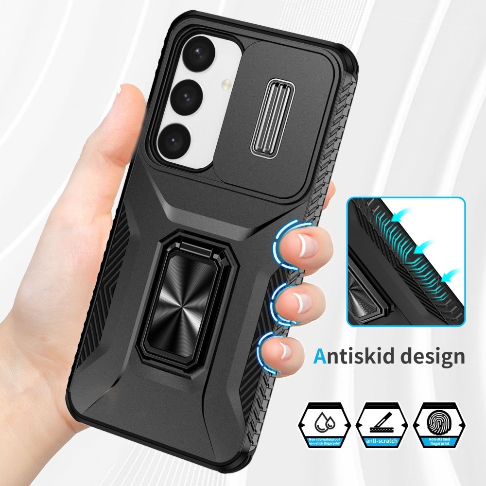 Csúszásálló borító Samsung Galaxy S24+/S25+ készülékhez - fekete