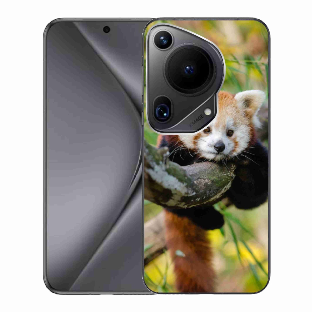 Zselés borítás mmCase a Huawei Pura 70 Ultra készülékhez - pandavörös
