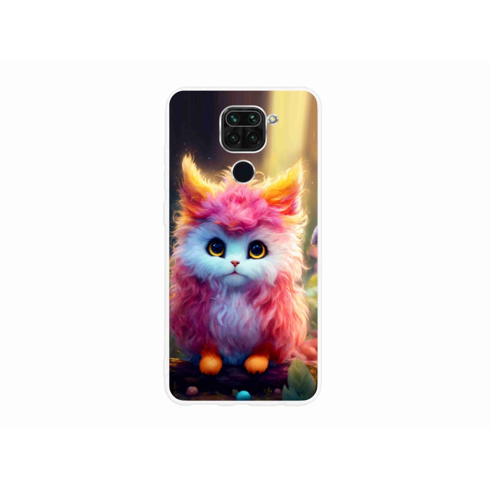 Gél borító mmCase a Xiaomi Redmi Note 9-hez - aranyos cica 5