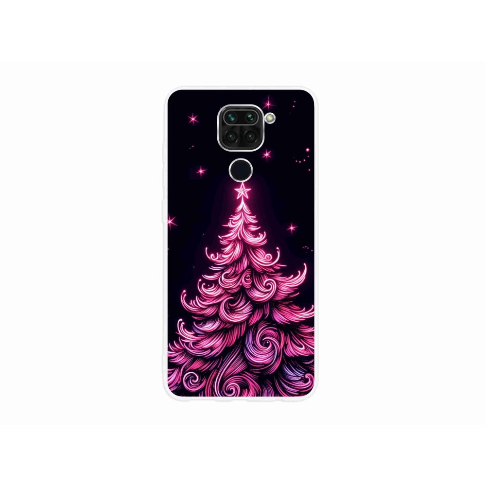 Gél borítás mmCase a Xiaomi Redmi Note 9-hez - neon karácsonyfa 2
