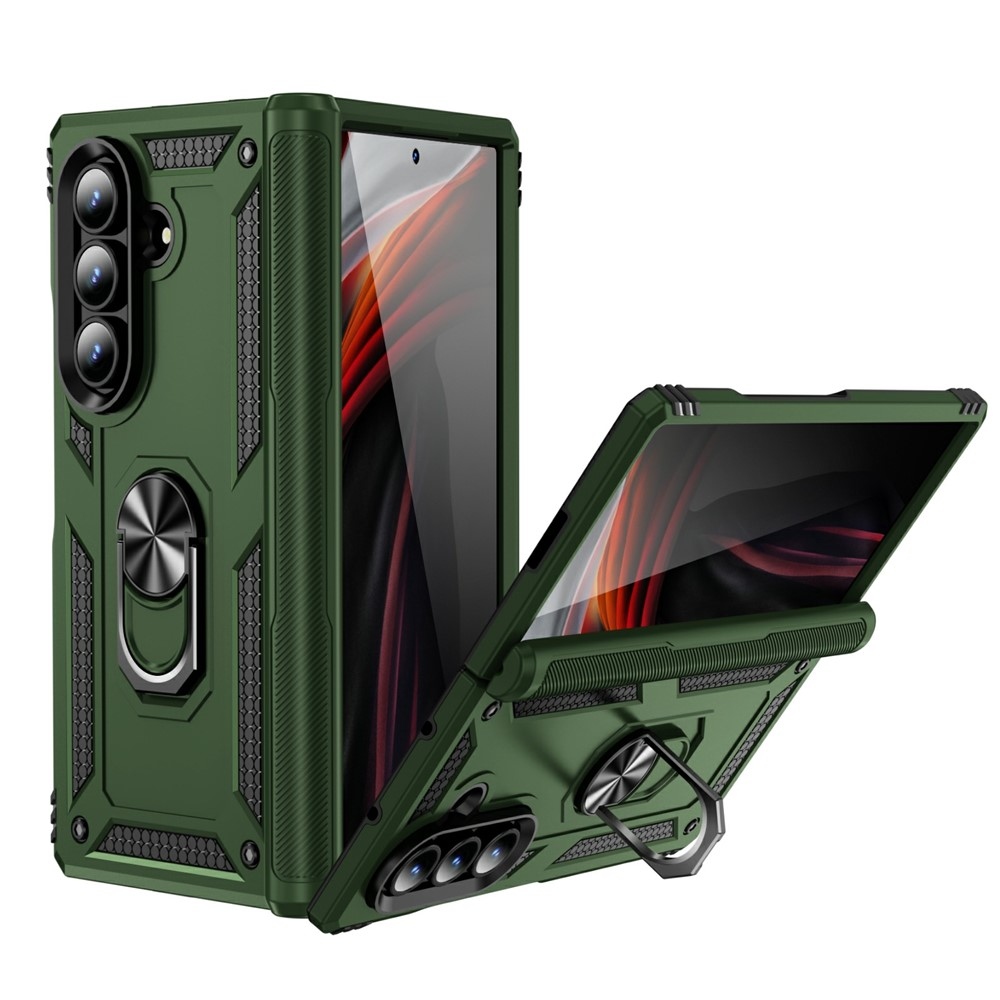 Gyűrűálló borítás Samsung Galaxy Z Fold7 5G készülékhez - zöld