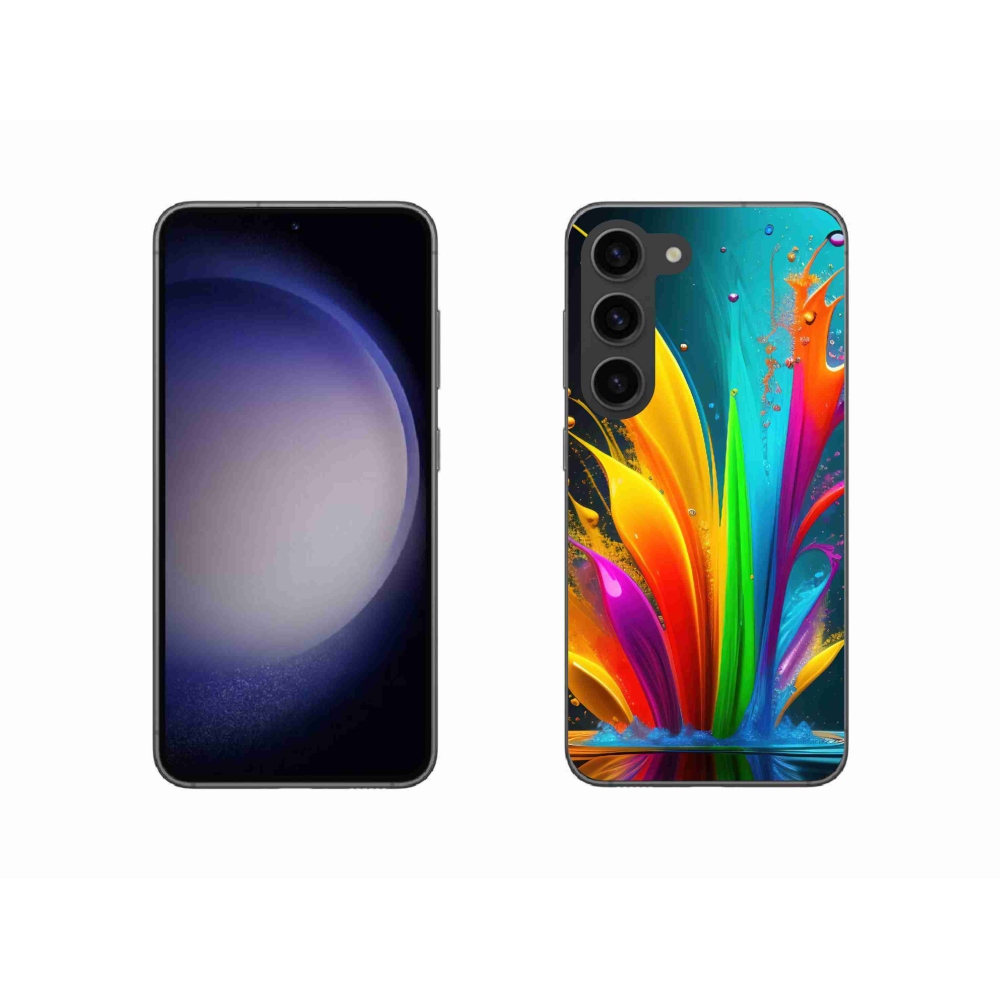 Gél borítás mmCase Samsung Galaxy S23 5G - absztrakt motívum 1