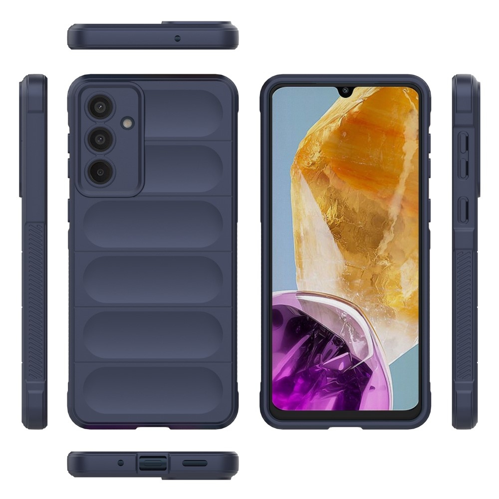 Rugg tartós zselés tok Samsung Galaxy M55 5G - sötétkék