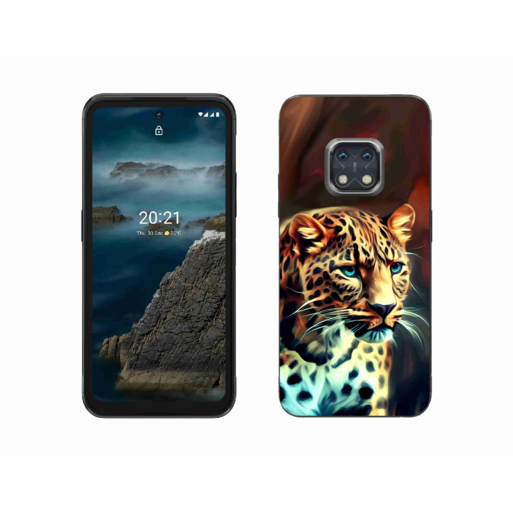 Zselés borítás mmCase a Nokia XR20 készülékhez - leopárd