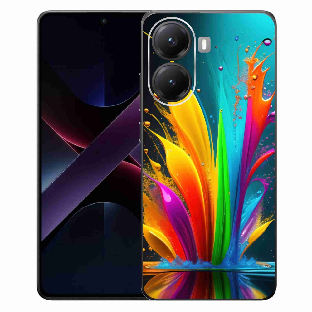 Gél borítás mmCase a Xiaomi Poco X7 Pro 5G számára - absztrakt motívum 1