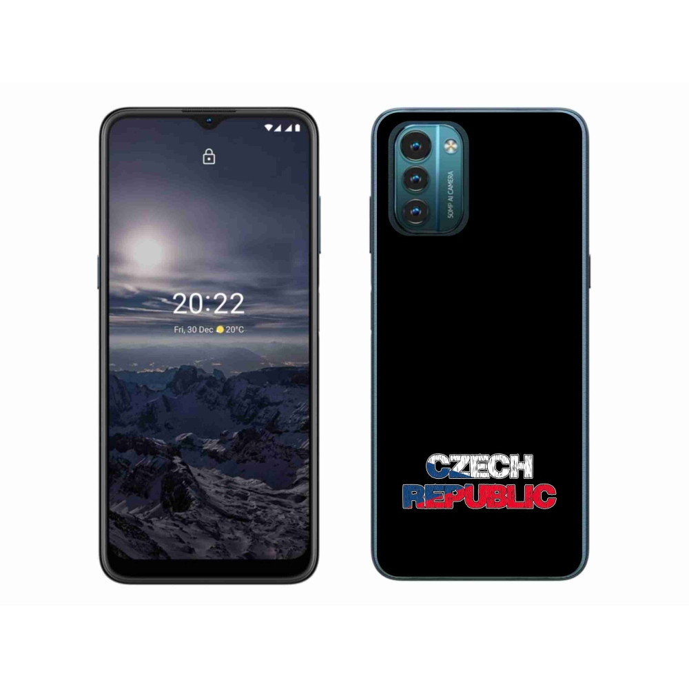 Zselés borítás mmCase a Nokia G11/G21 készülékhez - Csehország fekete háttérrel
