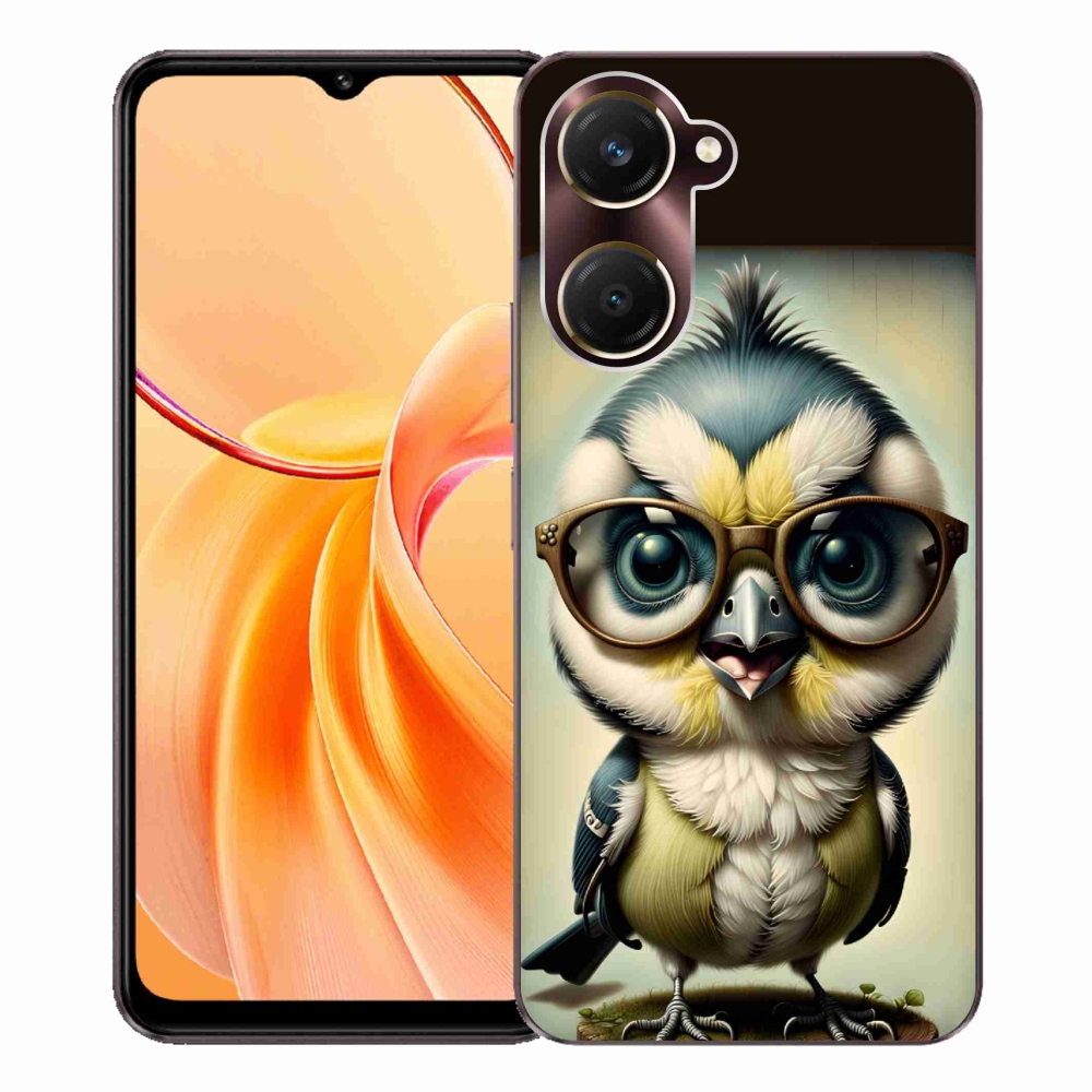 Zselés borítás mmCase a Vivo Y28s 5G - cub szemüveggel