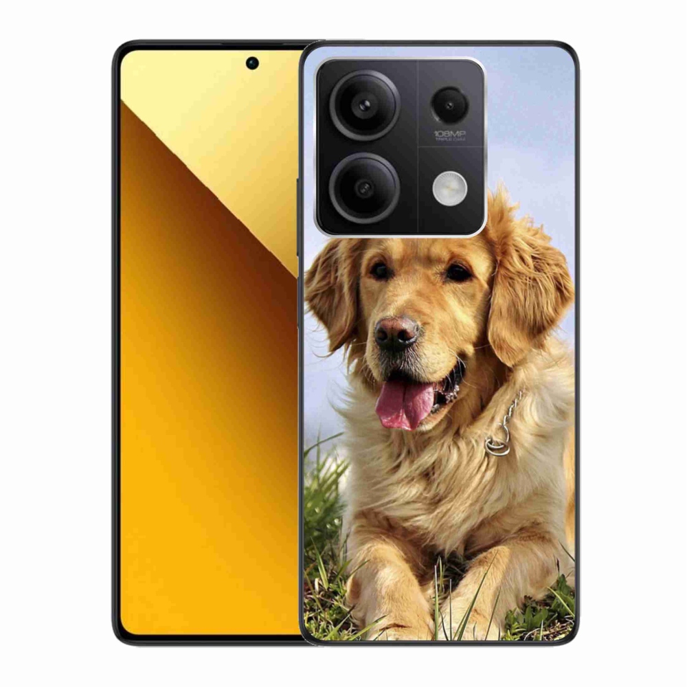 Gél tok mmCase a Xiaomi Redmi Note 13 5G-hez - arany retriever