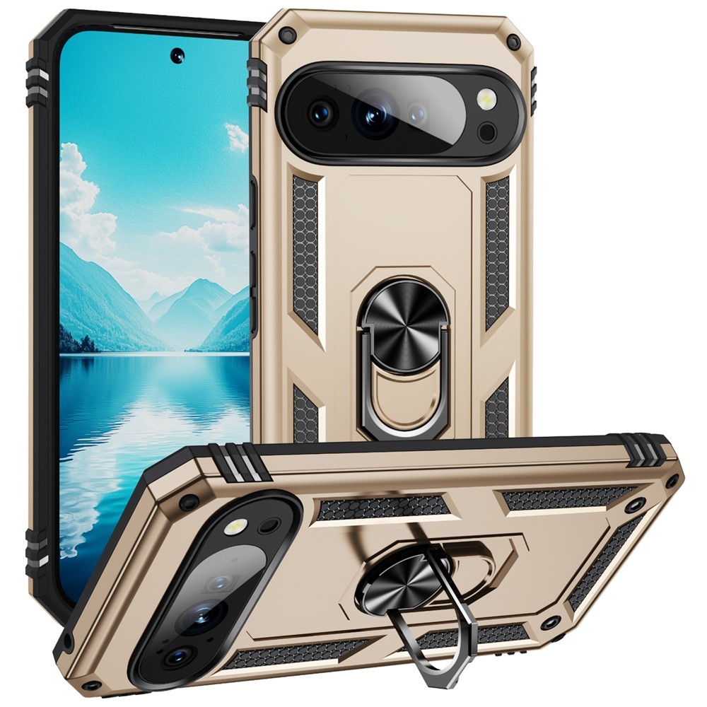 Gyűrűálló borítás a Google Pixel 10 Pro/Pixel 10 készülékhez - arany színű