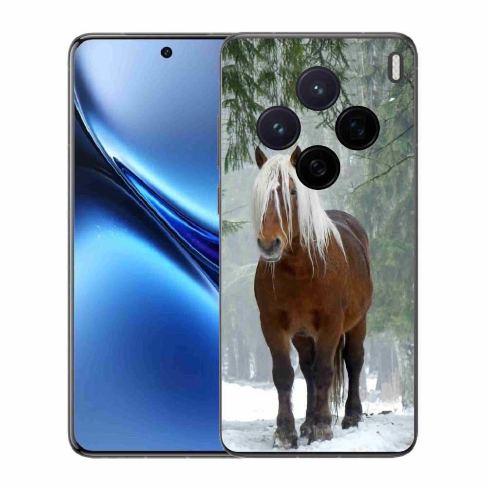 Zselés borítás mmCase a Vivo X200 5G-hez - ló az erdőben