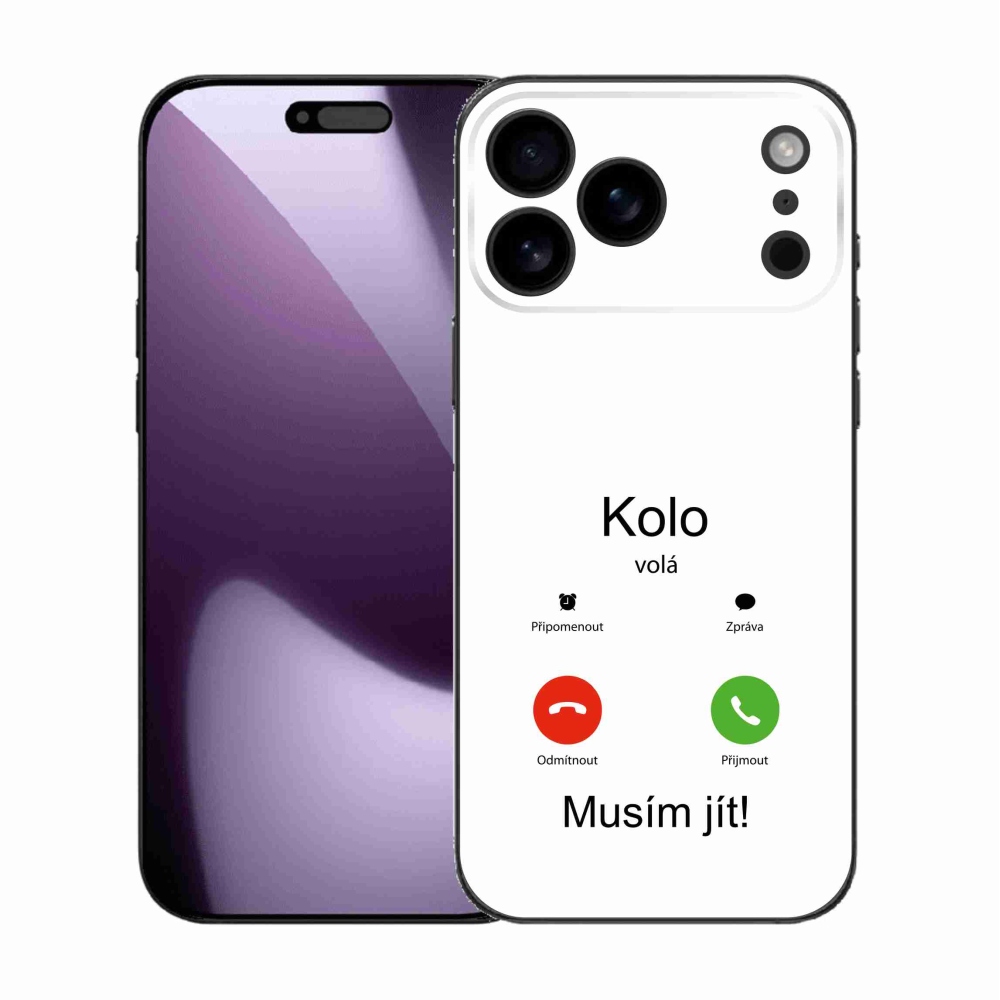 Gél borító mmCase iPhone 17 Pro Max készülékhez - a kerék fehér háttérrel hívja a kereket