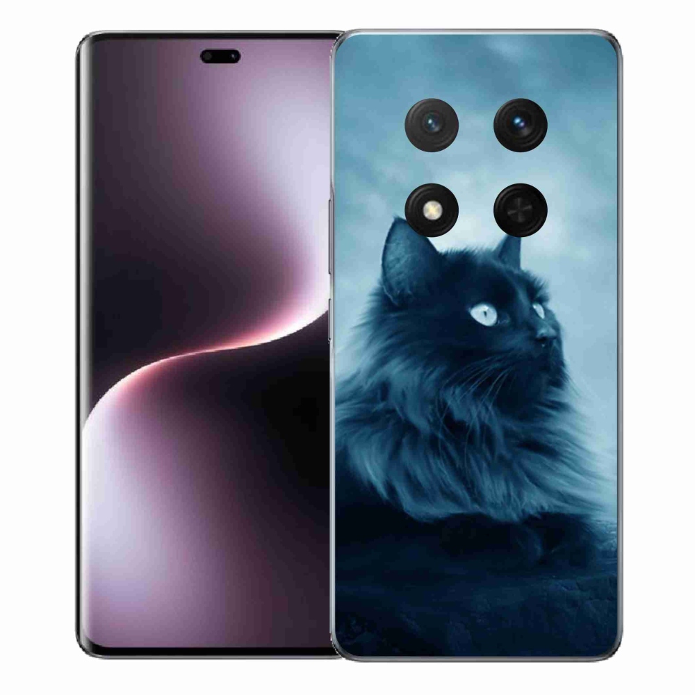 Zselés borítás mmCase a Honor Magic 7 Lite 5G készülékhez - fekete cat 1