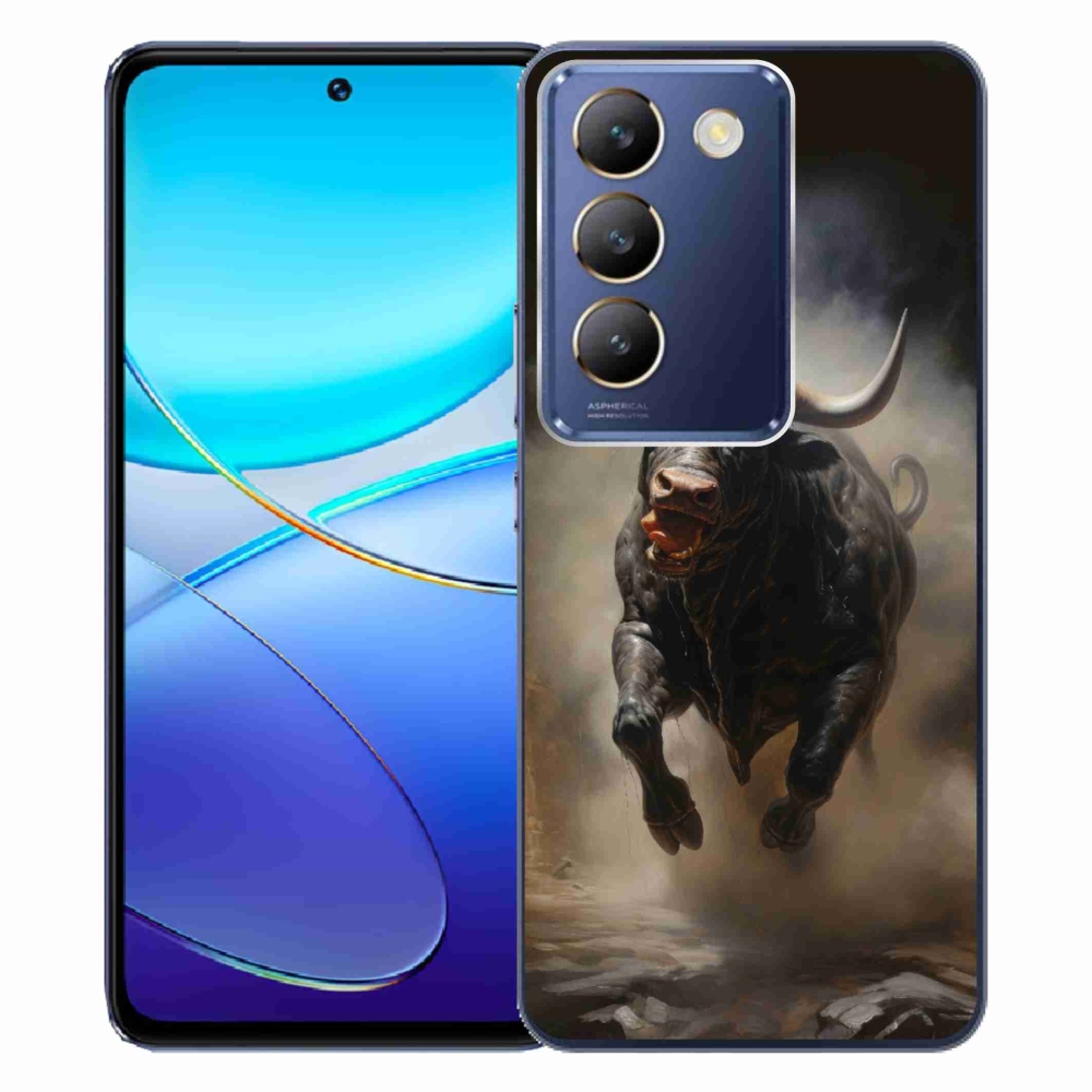 Gél borítás mmCase a Vivo V40 SE 4G/5G készülékhez - dühös bika