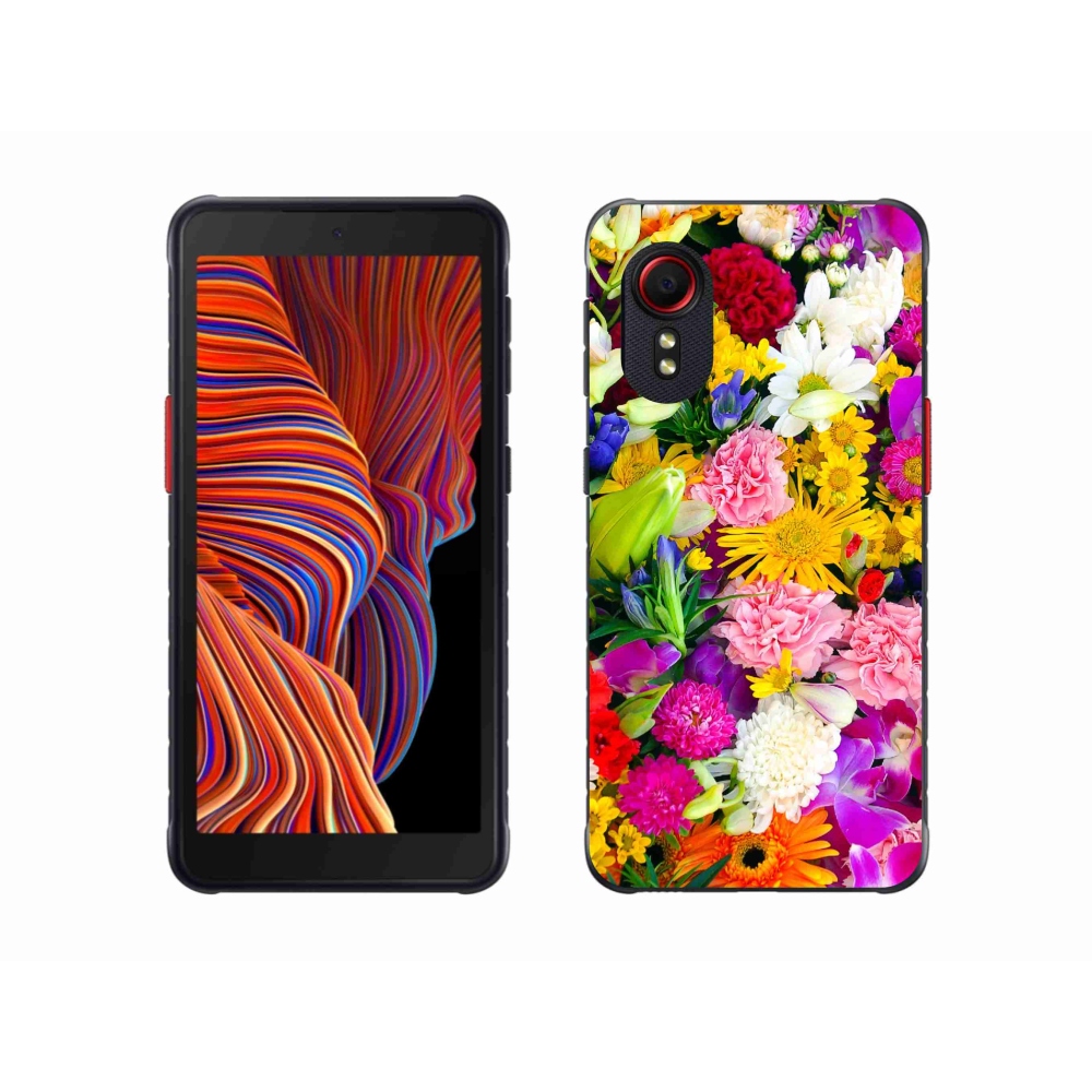 Gél borítás mmCase Samsung Galaxy Xcover 5 - virágok 12