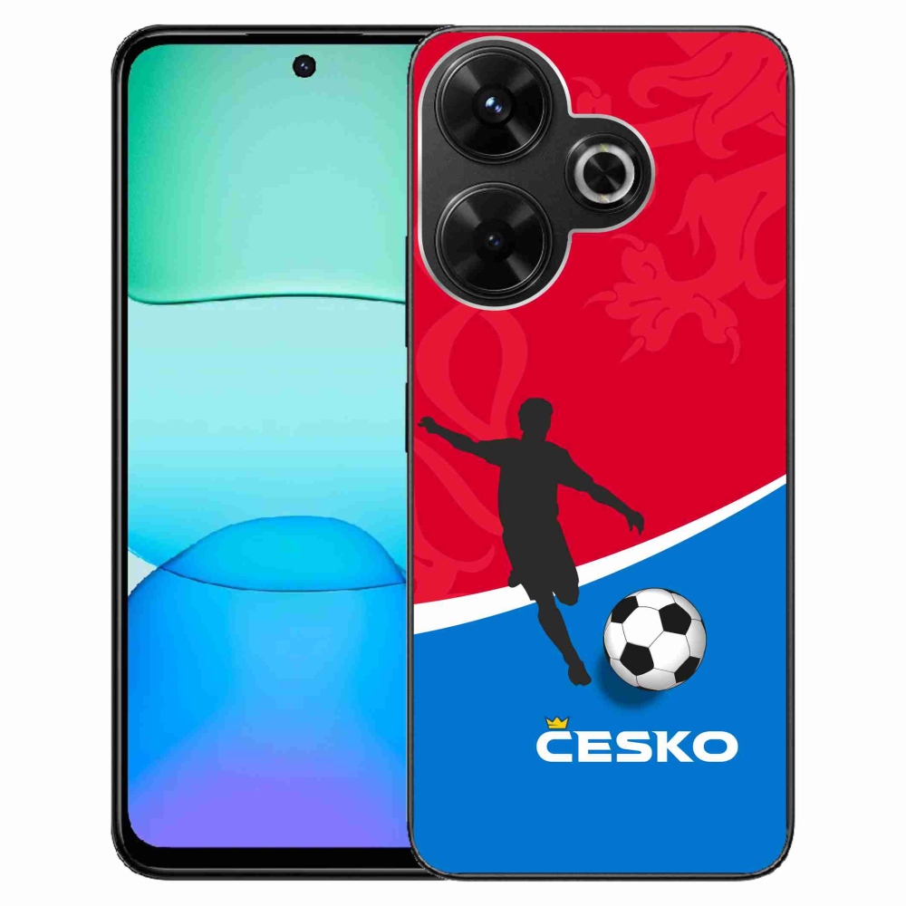 Gél borítás mmCase for Xiaomi Redmi 13 4G/Poco M6 4G - futball Csehország