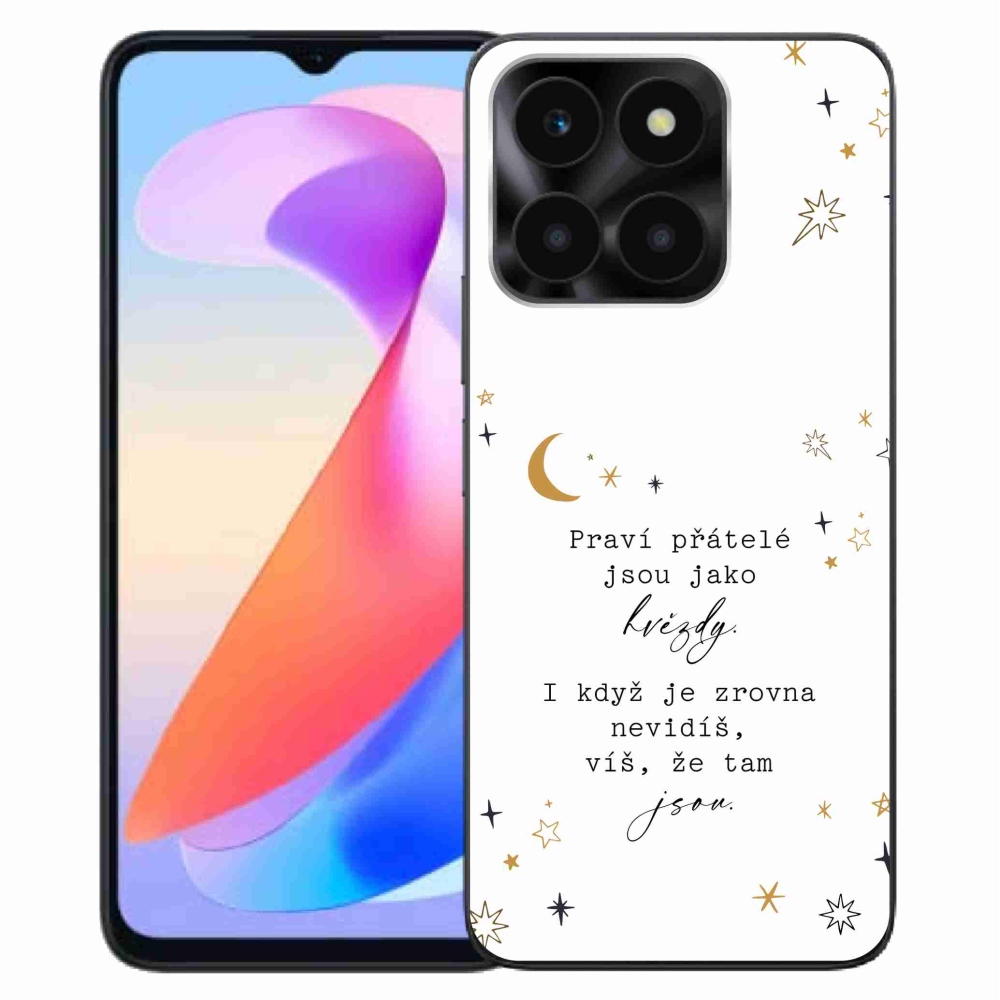 Gél borítás mmCase a Honor X6a számára - idézem 6 fehér háttér