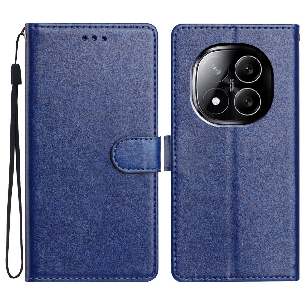 Vérrögök könyv tok Xiaomi Redmi Note 14 Pro 5G/Poco X7 5G - kék