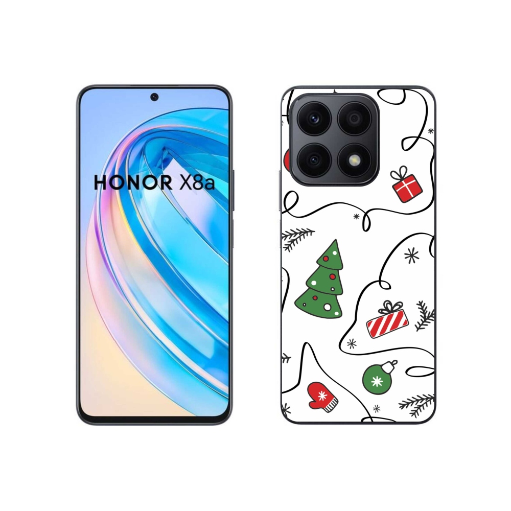 Gél borító mmCase a Honor X8a készülékhez - karácsonyi motívumok