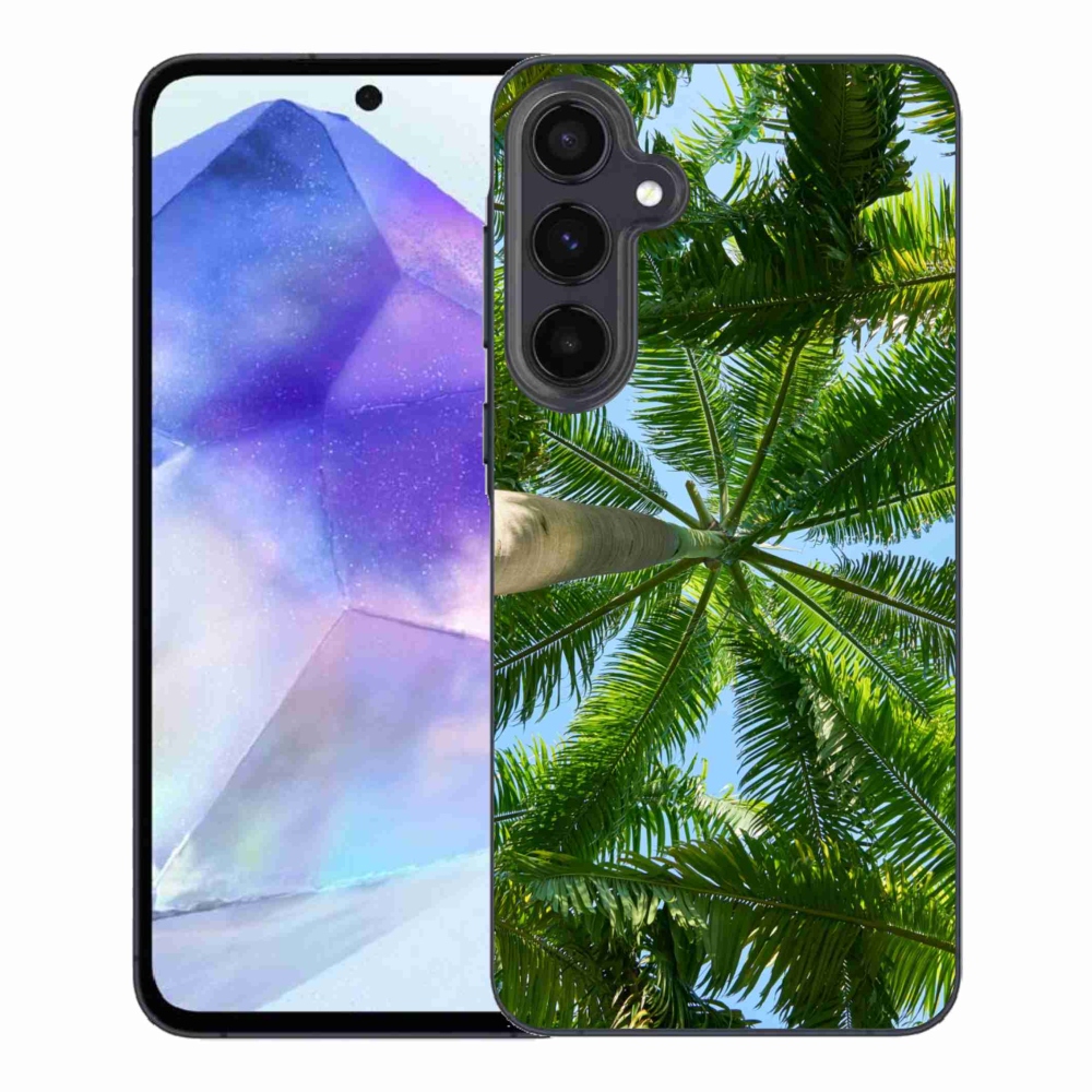 Gél borítás mmCase Samsung Galaxy A55 5G - pálmafa - Samsung Galaxy A55 5G számára