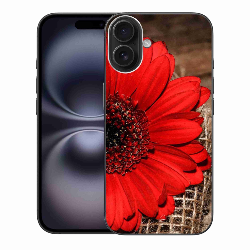 Gél borítás mmCase iPhone 16 Plus készülékhez - gerbera