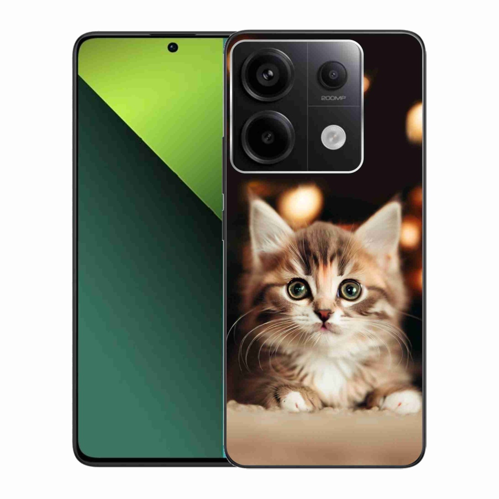 Gél borítás mmCase a Xiaomi Redmi Note 13 Pro 5G/Poco X6 5G számára - aranyos cica 2