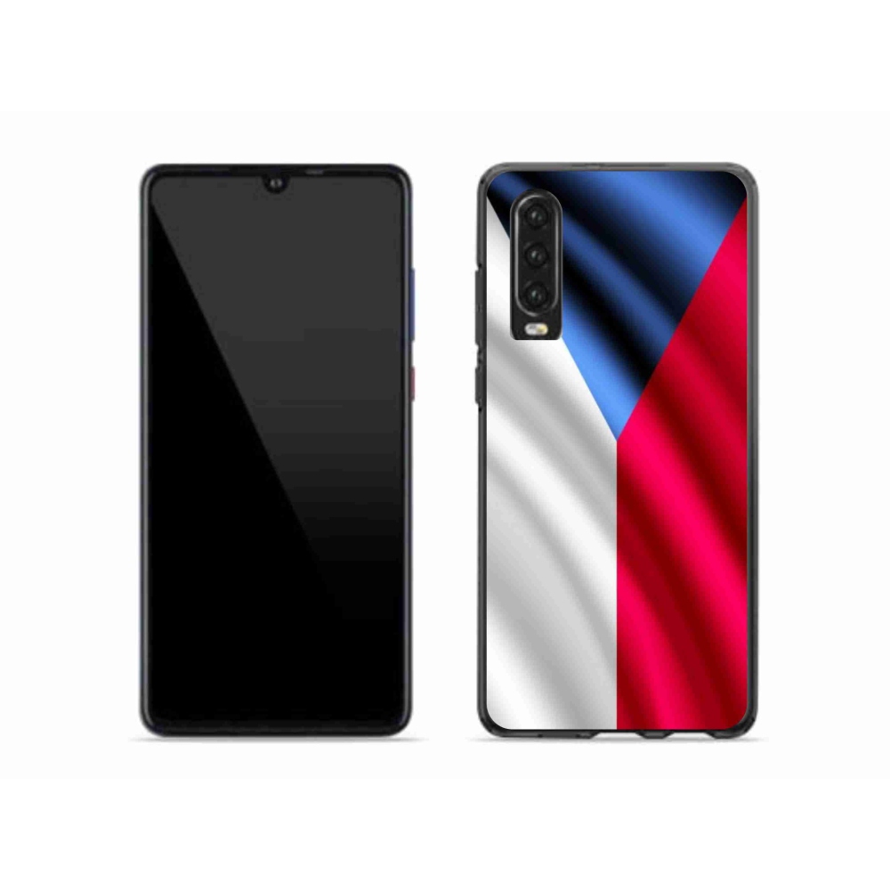 Gél borító mmCase mobiltelefonhoz Huawei P30 - cseh zászló