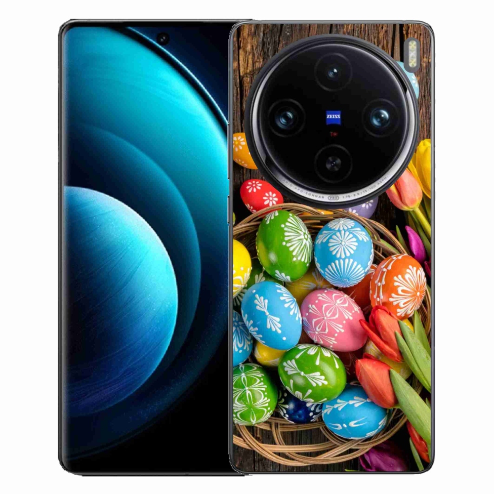 Zselés borítás mmCase a Vivo X100 Pro 5G készülékhez - Húsvéti tojás