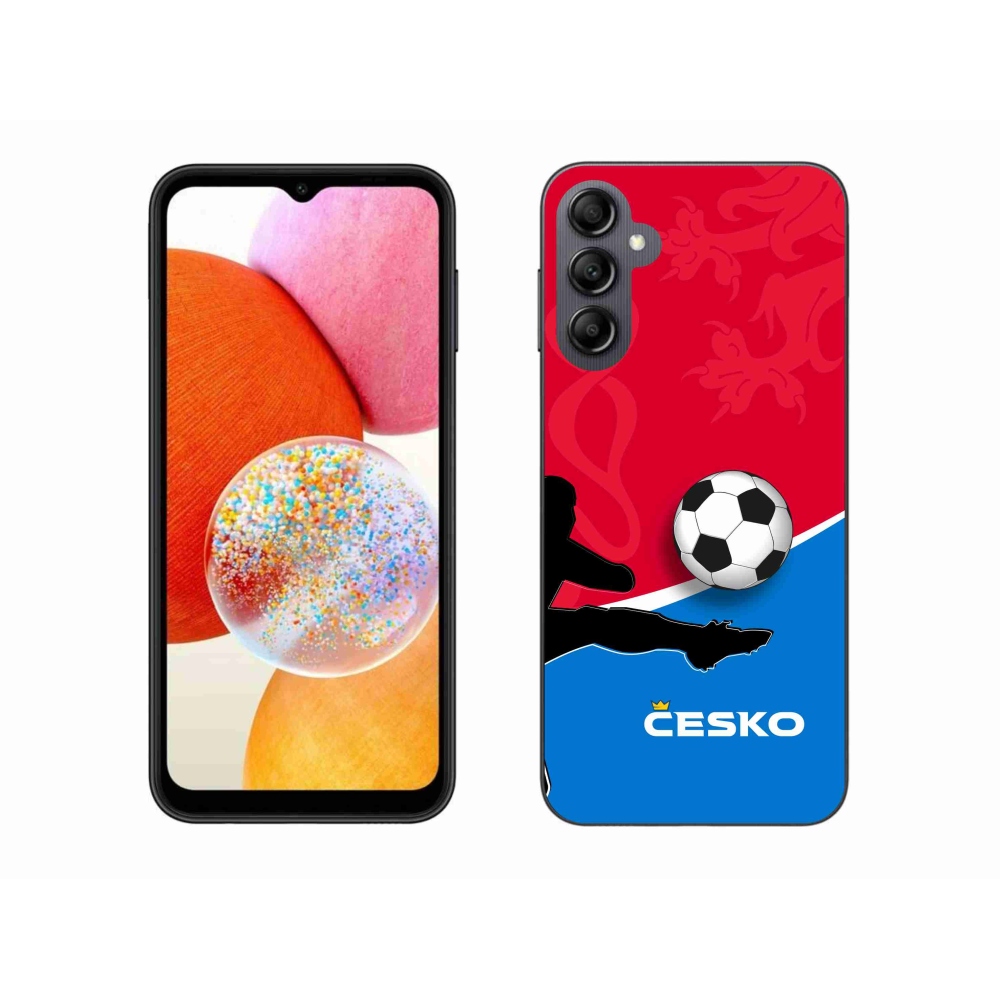 Gél borítás mmCase Samsung Galaxy A14 4G/5G - futball Csehország 2