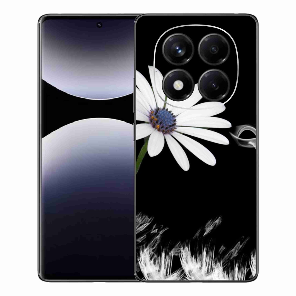 Gél borítás mmCase a Xiaomi Redmi Note 14 Pro számára - fehér virág