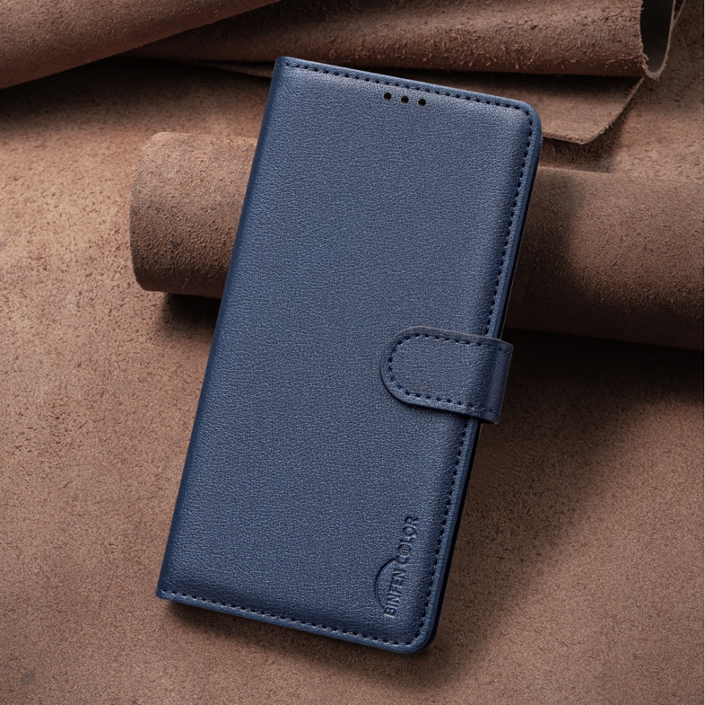 BINFEN könyvtáska Xiaomi Redmi 15 5G (169mm) - kék