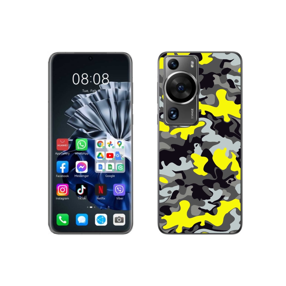 Gél borítás mmCase a Huawei P60 Pro készülékhez - álcázó minta 6