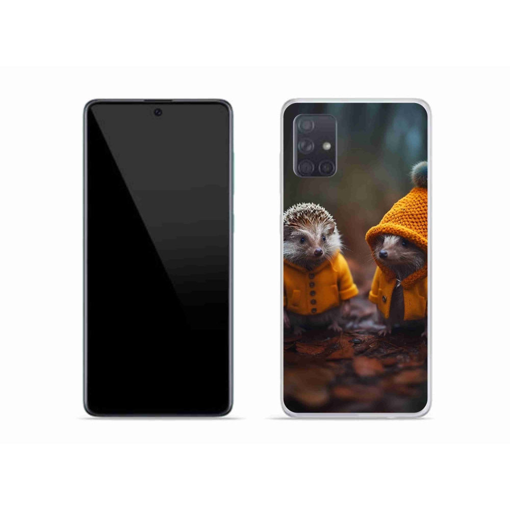 Gél védőhuzat mmCase Samsung Galaxy A51 készülékhez - sünök