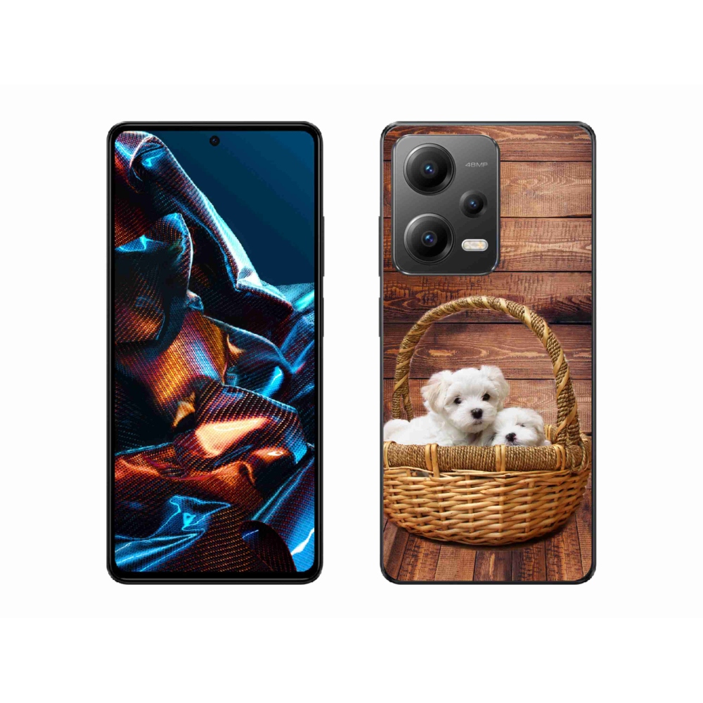Gél borítás mmCase a Xiaomi Redmi Note 12 Pro 5G számára - kölyökkutyák