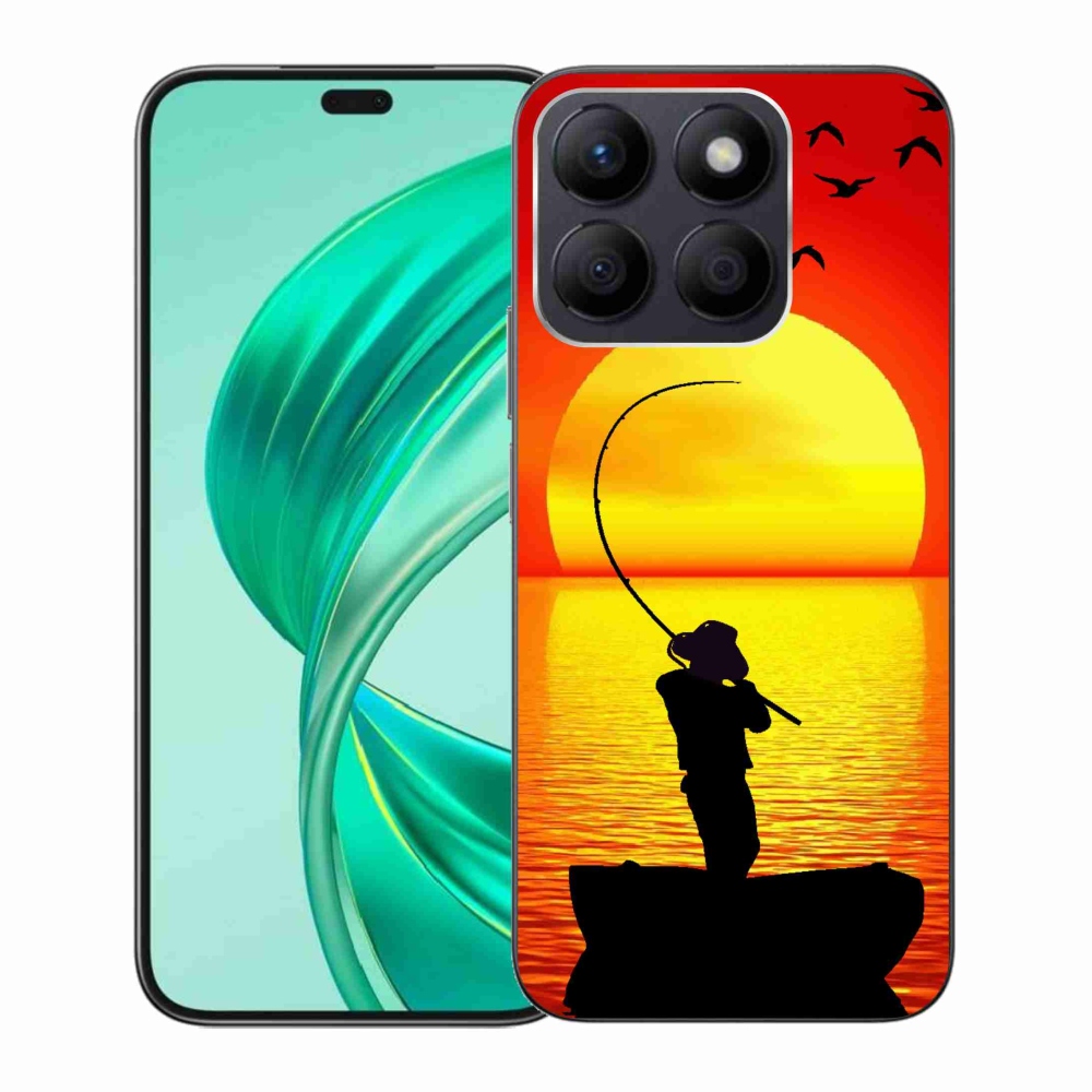 Zselés borítás mmCase a Honor X8b számára - halászat