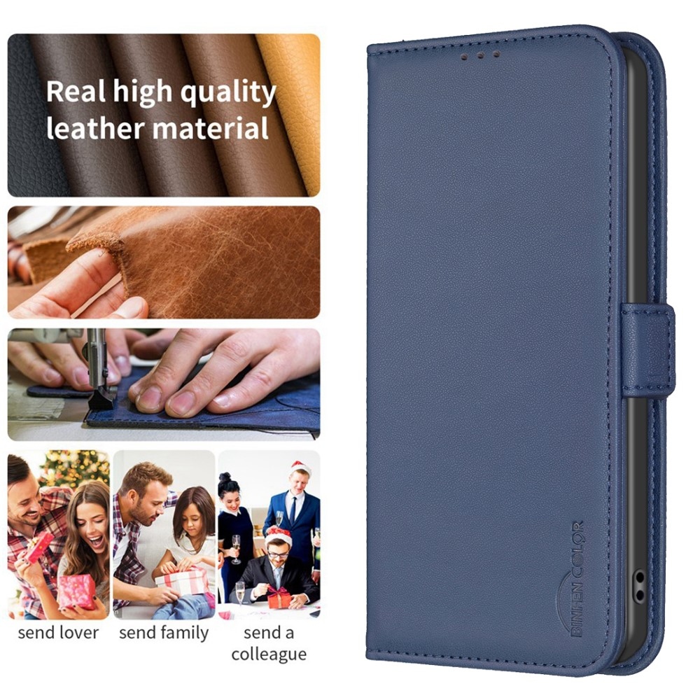 BNF könyvtáska Samsung Galaxy S24 FE készülékhez - kék