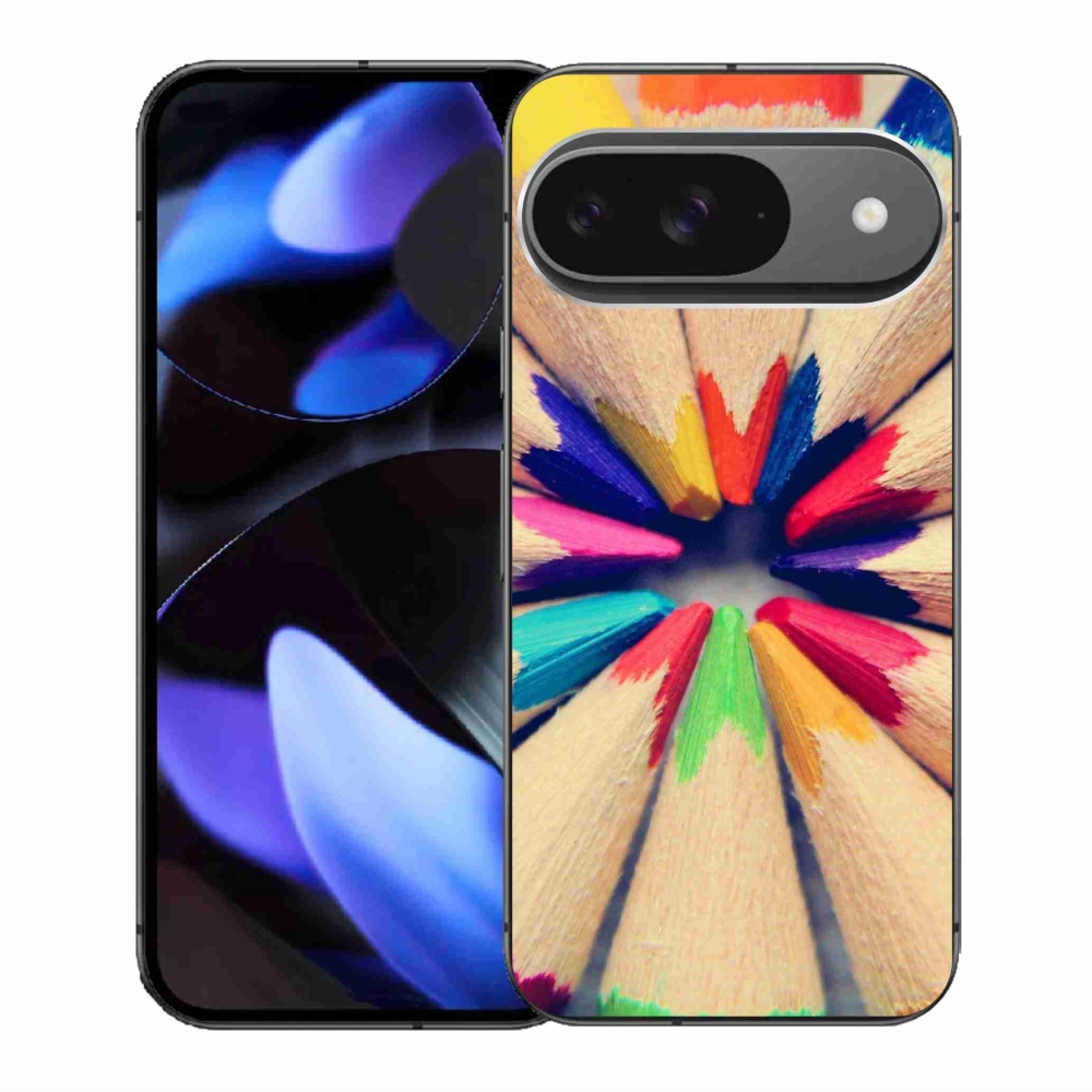 Zselés borítás mmCase a Google Pixel 9/9 Pro számára - zsírkréták