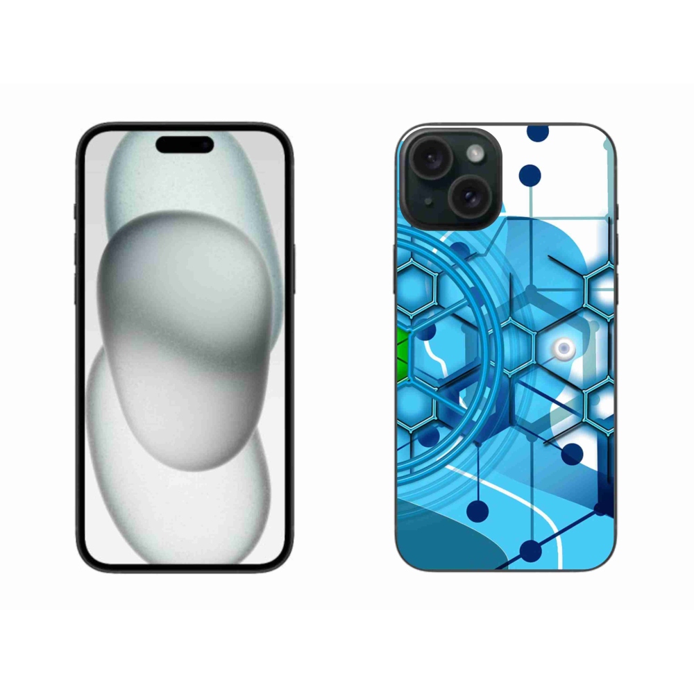 Gél borítás mmCase iPhone 15 Plus készülékhez - absztrakt minta 2
