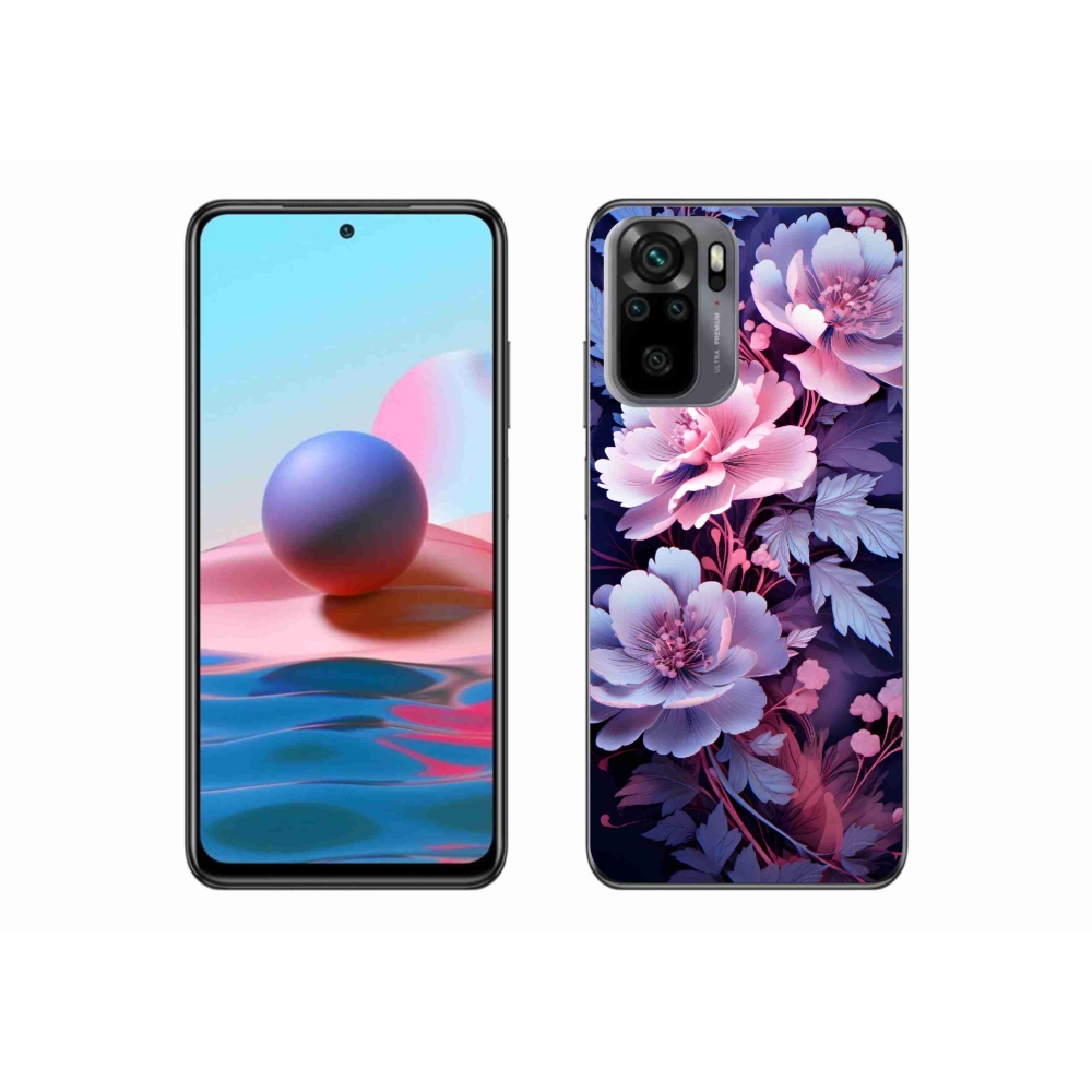 Gél borító mmCase a Xiaomi Poco M5s számára - virágok 11