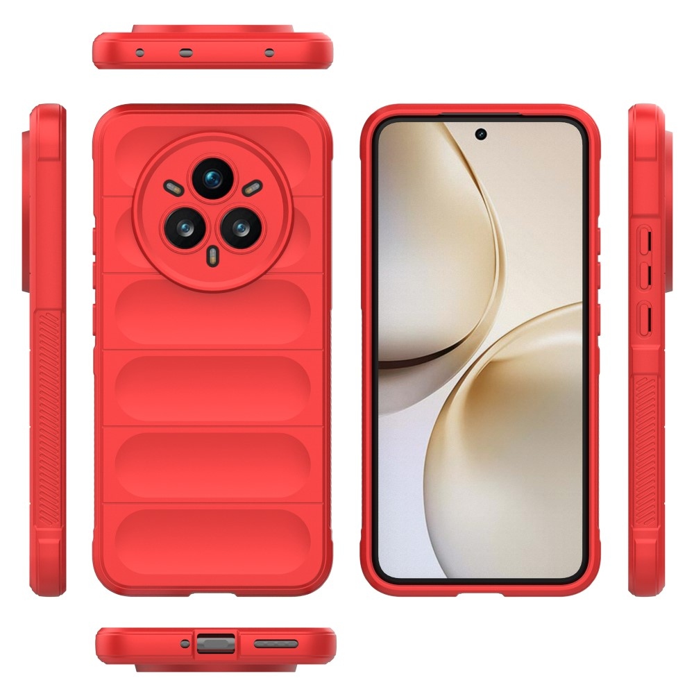 Rugg tartós zselés tok a Realme 14 Pro+ 5G készülékhez - piros