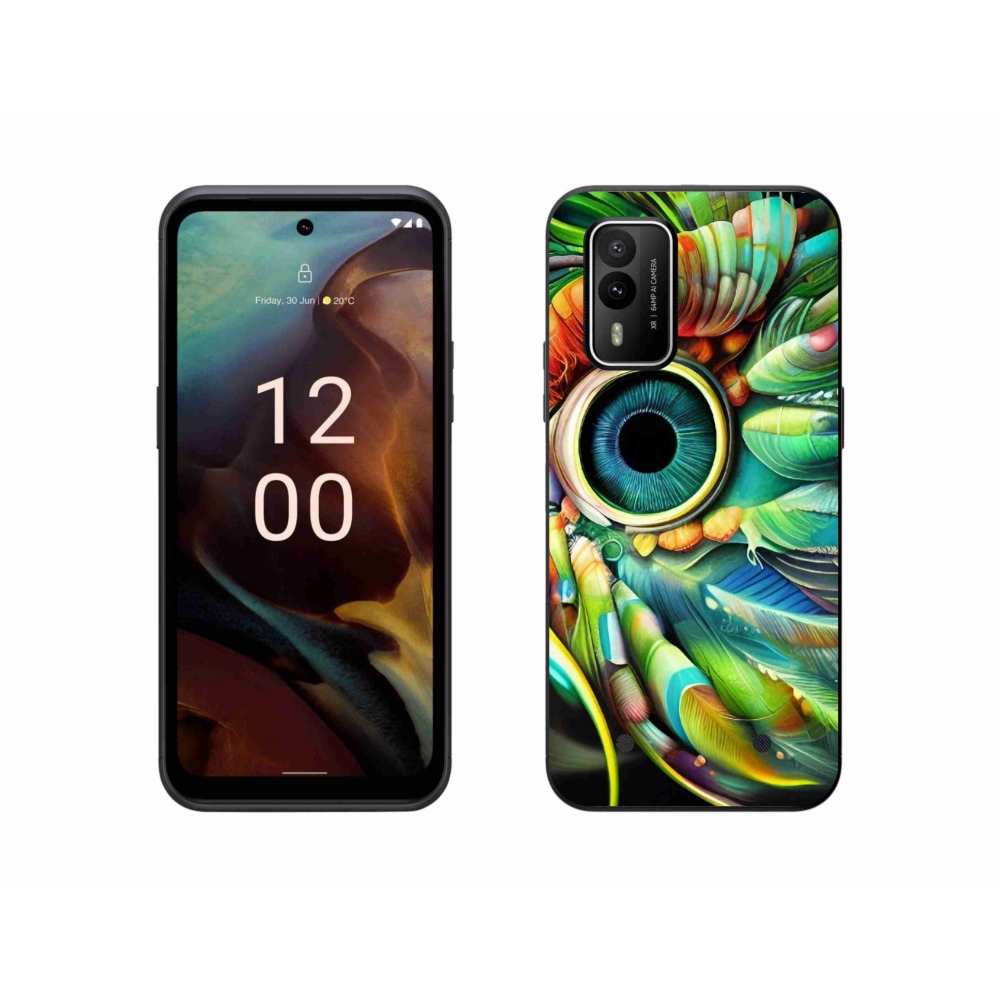 Zselés borítás mmCase a Nokia XR21 készülékhez - absztrakt motívum 18