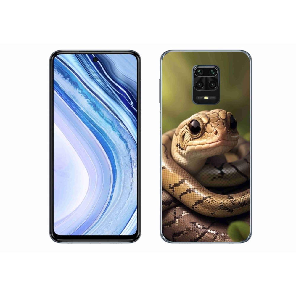 Gél borítás mmCase a Xiaomi Redmi Note 9S-hez - kígyó 1