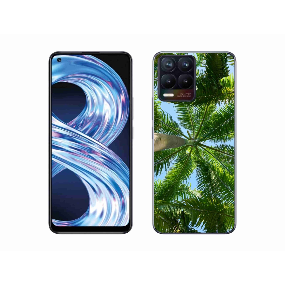 Gél borítás mmCase a Realme 8 Pro-hoz - pálmafák