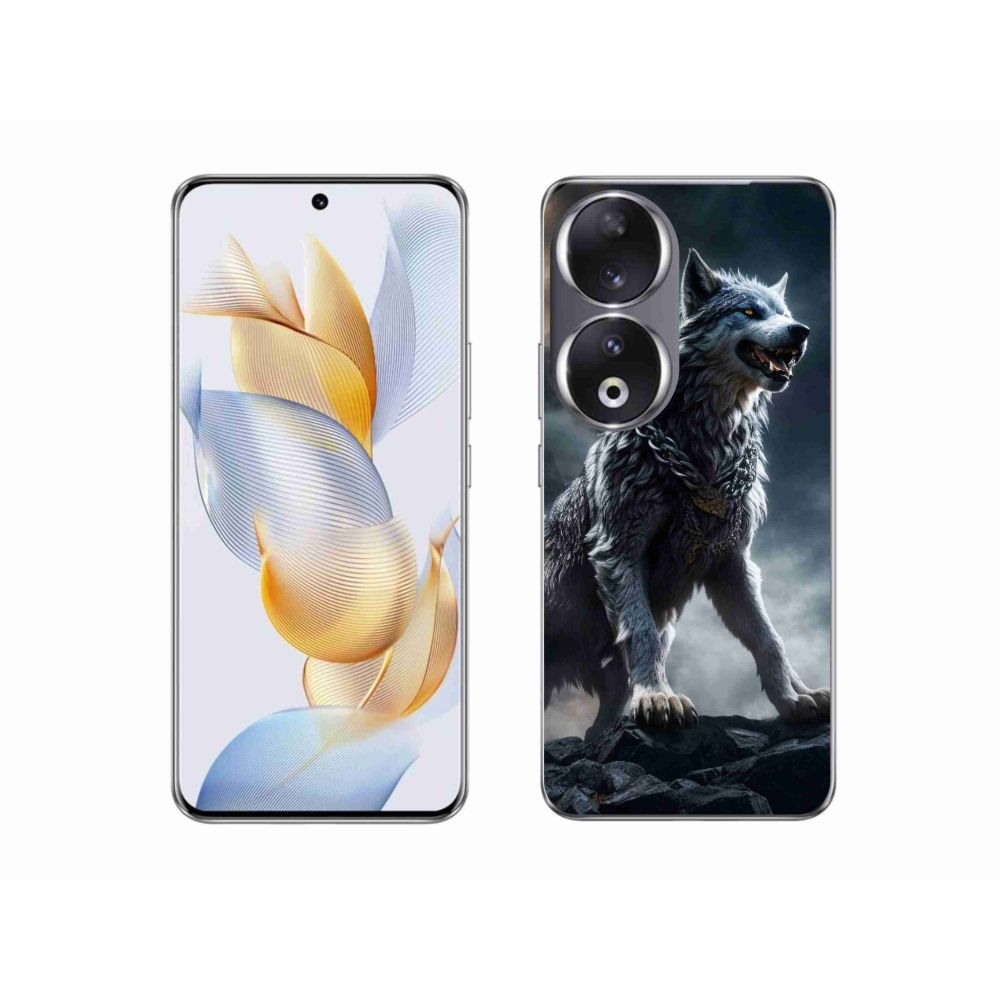 Zselés borítás mmCase a Honor 90-hez - farkas 1